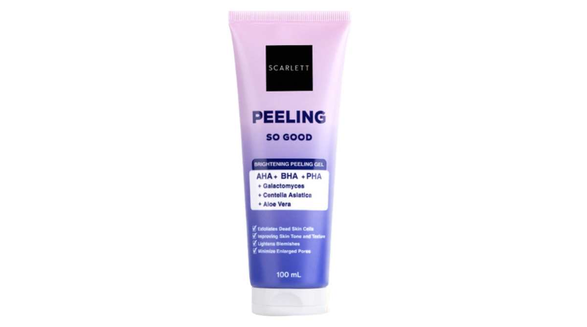 rekomendasi produk eksfoliasi wajah, merk produk eksfoliasi wajah, Scarlett Whitening Peeling So Good