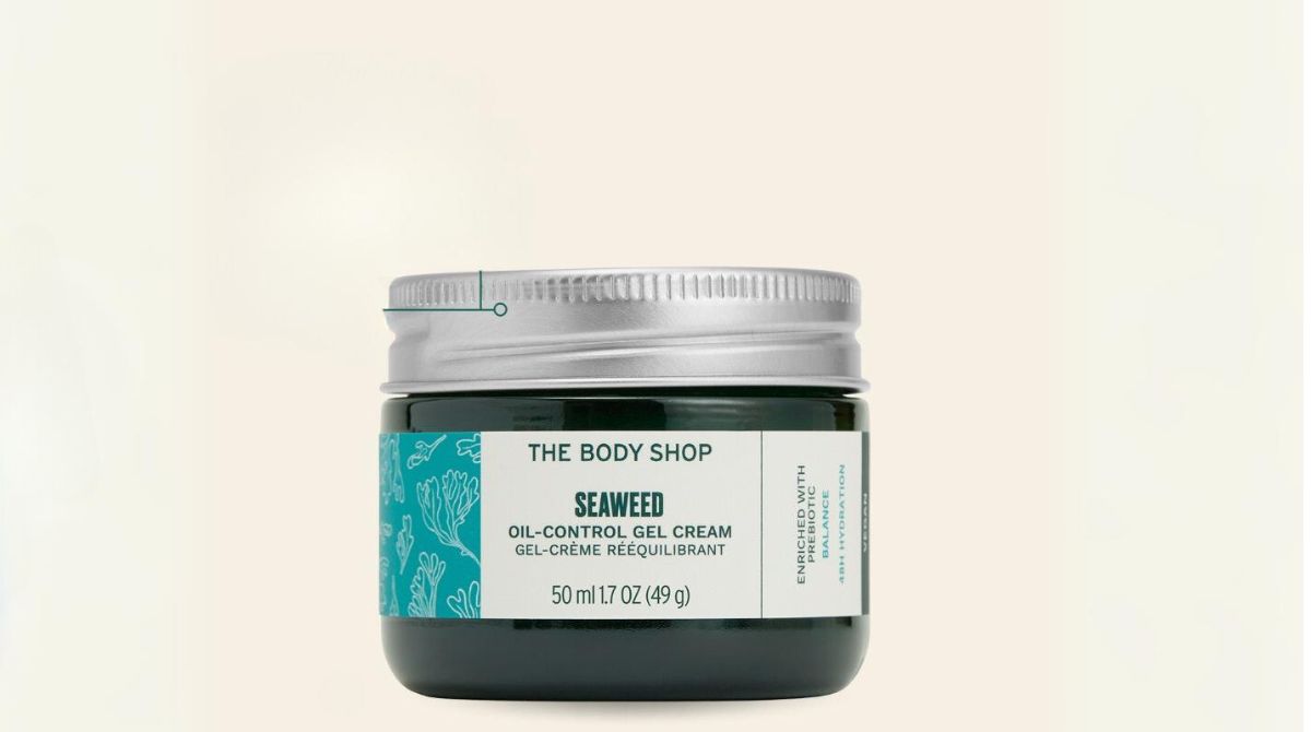 pelembab untuk kulit berminyak, The Body Shop Seaweed Oil Control Gel Cream