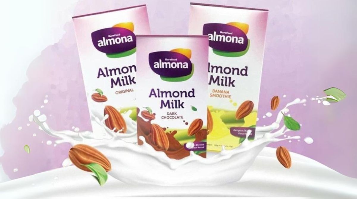 susu untuk ibu menyusui, Alamon Almond Milk Powder