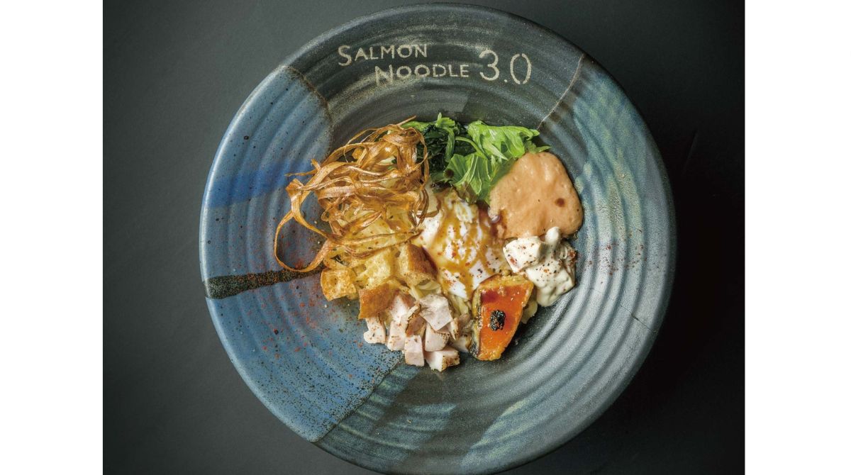 yashinoki yokocho, salmon noodle 3.0