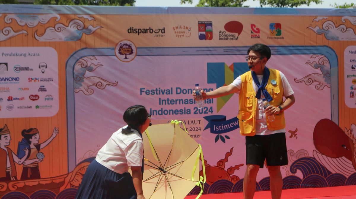 festival dongeng internasional indonesia 2024, pementasan aqua