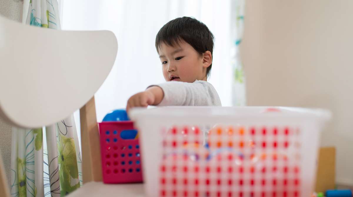 cara merapikan mainan anak, mainan anak