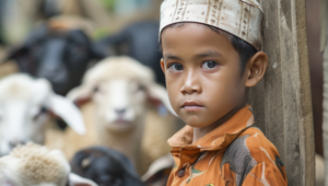 Ajak Anak Lihat Pemotongan Kurban